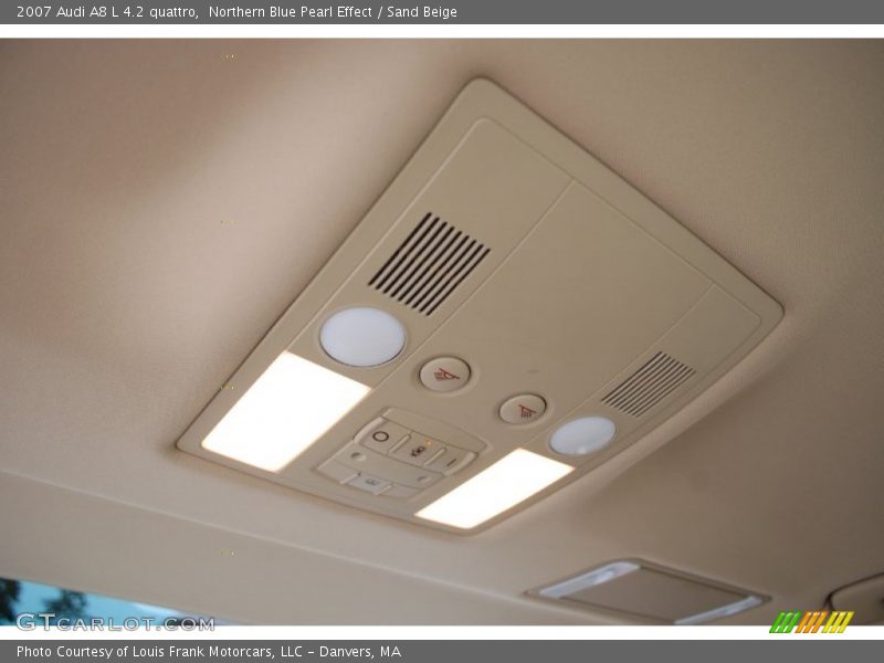 Northern Blue Pearl Effect / Sand Beige 2007 Audi A8 L 4.2 quattro