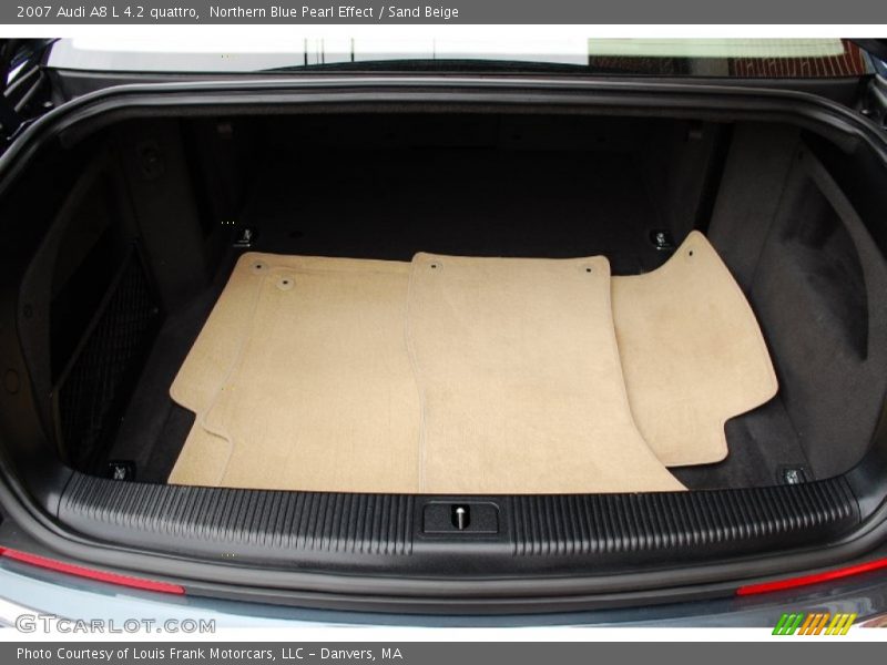 Northern Blue Pearl Effect / Sand Beige 2007 Audi A8 L 4.2 quattro