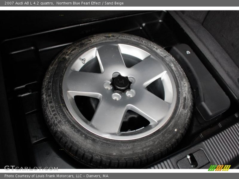 Northern Blue Pearl Effect / Sand Beige 2007 Audi A8 L 4.2 quattro