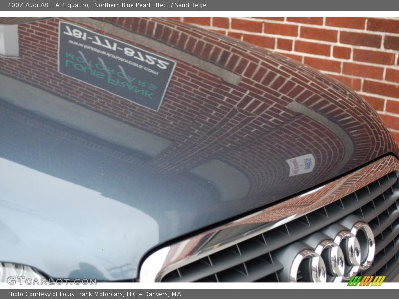 Northern Blue Pearl Effect / Sand Beige 2007 Audi A8 L 4.2 quattro