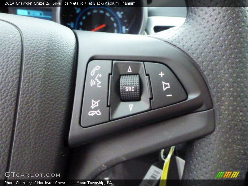 Silver Ice Metallic / Jet Black/Medium Titanium 2014 Chevrolet Cruze LS