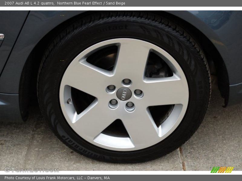 Northern Blue Pearl Effect / Sand Beige 2007 Audi A8 L 4.2 quattro