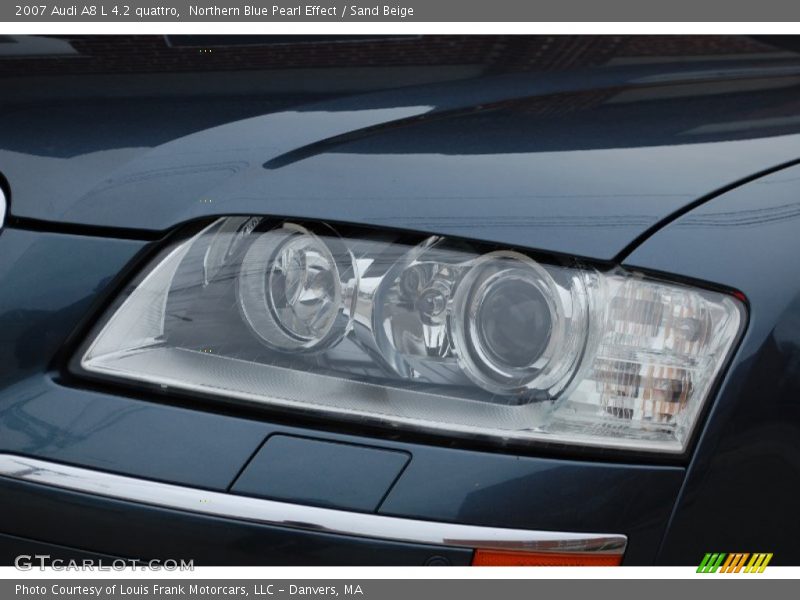 Northern Blue Pearl Effect / Sand Beige 2007 Audi A8 L 4.2 quattro