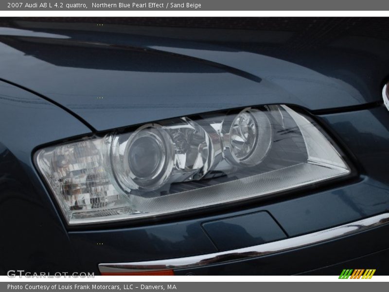 Northern Blue Pearl Effect / Sand Beige 2007 Audi A8 L 4.2 quattro