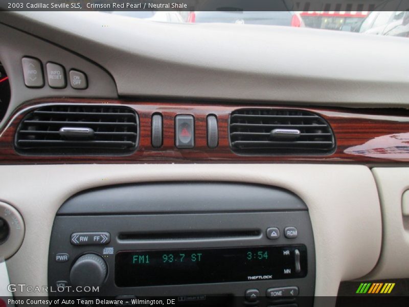Crimson Red Pearl / Neutral Shale 2003 Cadillac Seville SLS