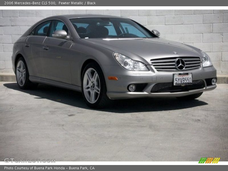 Pewter Metallic / Black 2006 Mercedes-Benz CLS 500