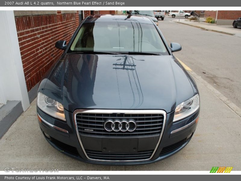 Northern Blue Pearl Effect / Sand Beige 2007 Audi A8 L 4.2 quattro