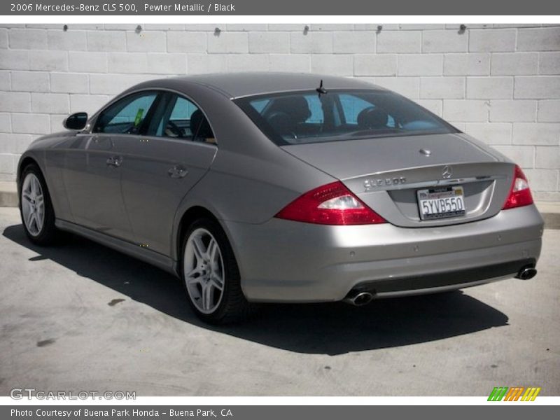 Pewter Metallic / Black 2006 Mercedes-Benz CLS 500
