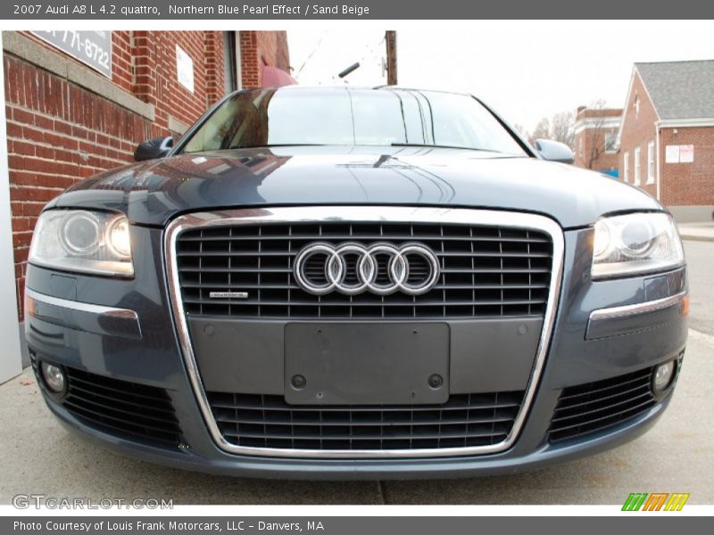Northern Blue Pearl Effect / Sand Beige 2007 Audi A8 L 4.2 quattro