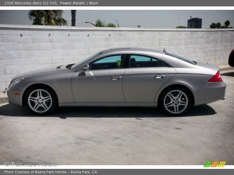 Pewter Metallic / Black 2006 Mercedes-Benz CLS 500