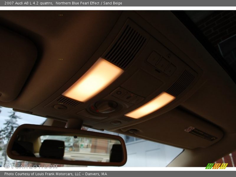 Northern Blue Pearl Effect / Sand Beige 2007 Audi A8 L 4.2 quattro