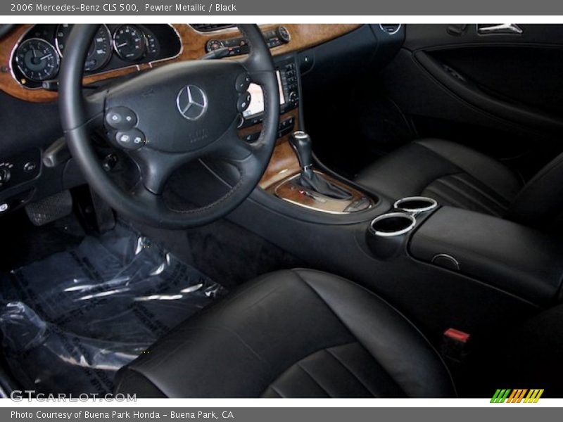 Pewter Metallic / Black 2006 Mercedes-Benz CLS 500