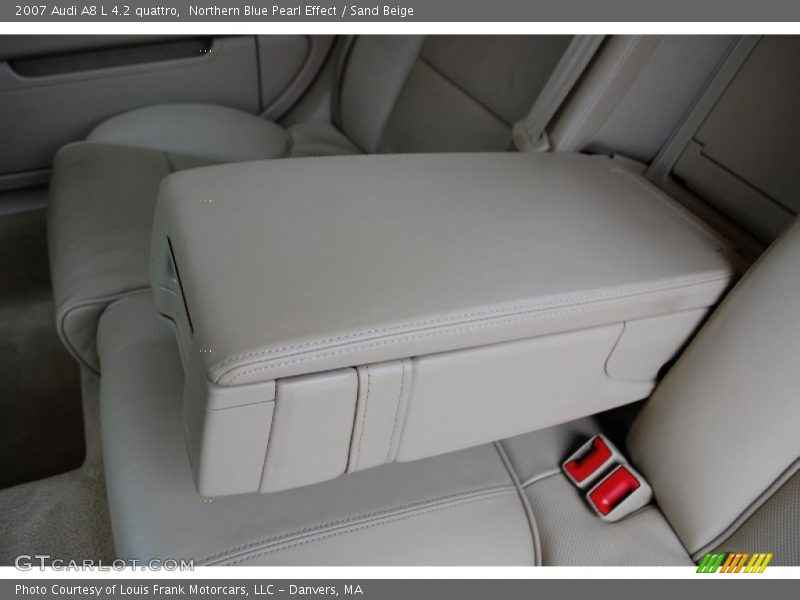 Northern Blue Pearl Effect / Sand Beige 2007 Audi A8 L 4.2 quattro