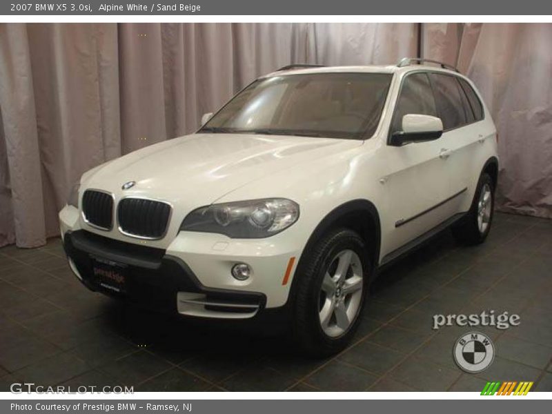 Alpine White / Sand Beige 2007 BMW X5 3.0si