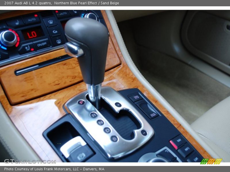 Northern Blue Pearl Effect / Sand Beige 2007 Audi A8 L 4.2 quattro