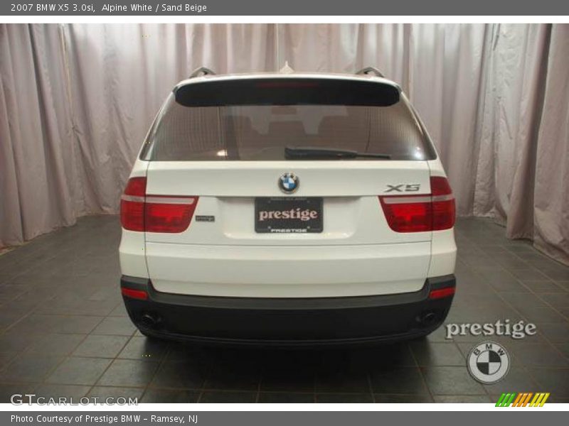 Alpine White / Sand Beige 2007 BMW X5 3.0si