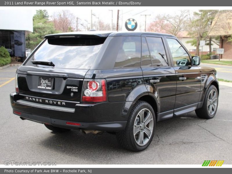 Santorini Black Metallic / Ebony/Ebony 2011 Land Rover Range Rover Sport HSE