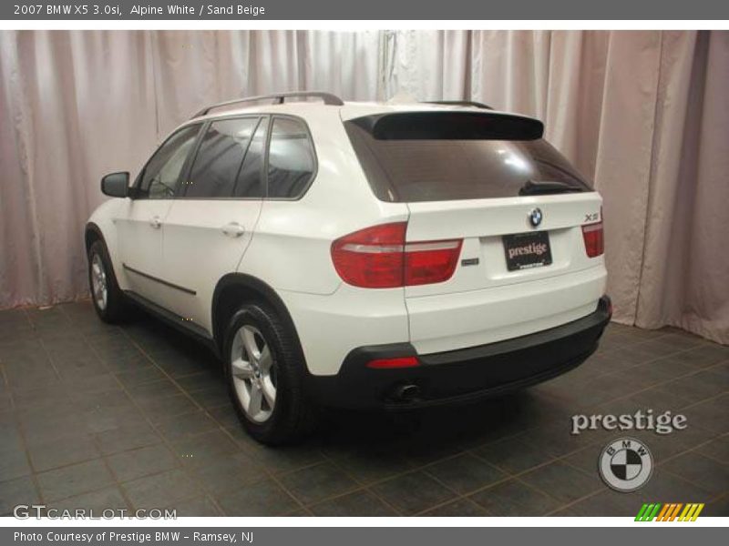 Alpine White / Sand Beige 2007 BMW X5 3.0si