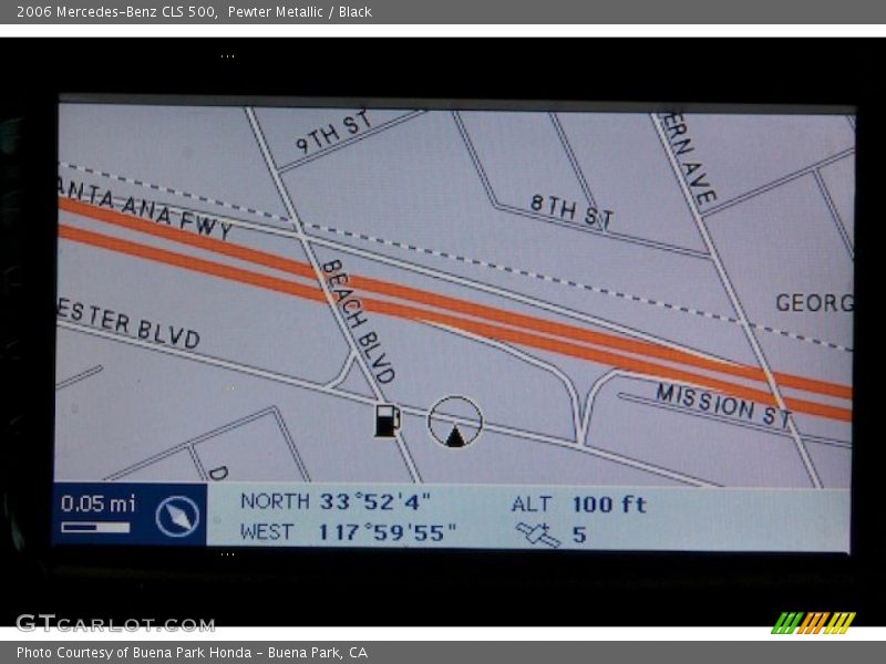 Pewter Metallic / Black 2006 Mercedes-Benz CLS 500