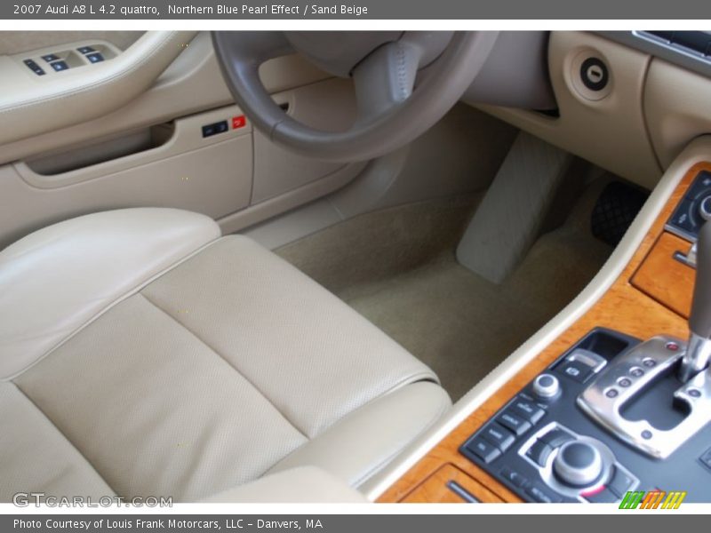 Northern Blue Pearl Effect / Sand Beige 2007 Audi A8 L 4.2 quattro