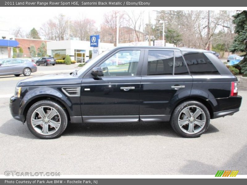 Santorini Black Metallic / Ebony/Ebony 2011 Land Rover Range Rover Sport HSE