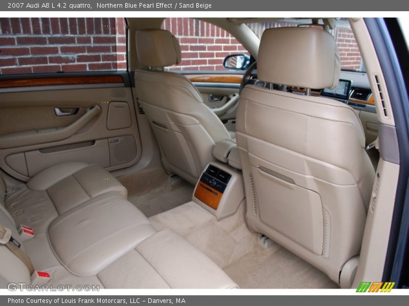 Northern Blue Pearl Effect / Sand Beige 2007 Audi A8 L 4.2 quattro