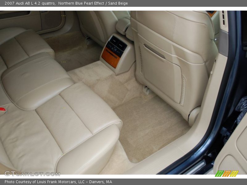 Northern Blue Pearl Effect / Sand Beige 2007 Audi A8 L 4.2 quattro