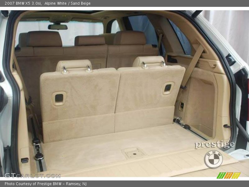 Alpine White / Sand Beige 2007 BMW X5 3.0si