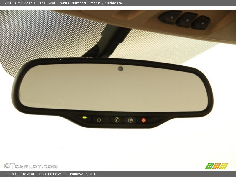 White Diamond Tintcoat / Cashmere 2011 GMC Acadia Denali AWD