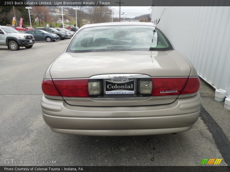 Light Bronzemist Metallic / Taupe 2003 Buick LeSabre Limited