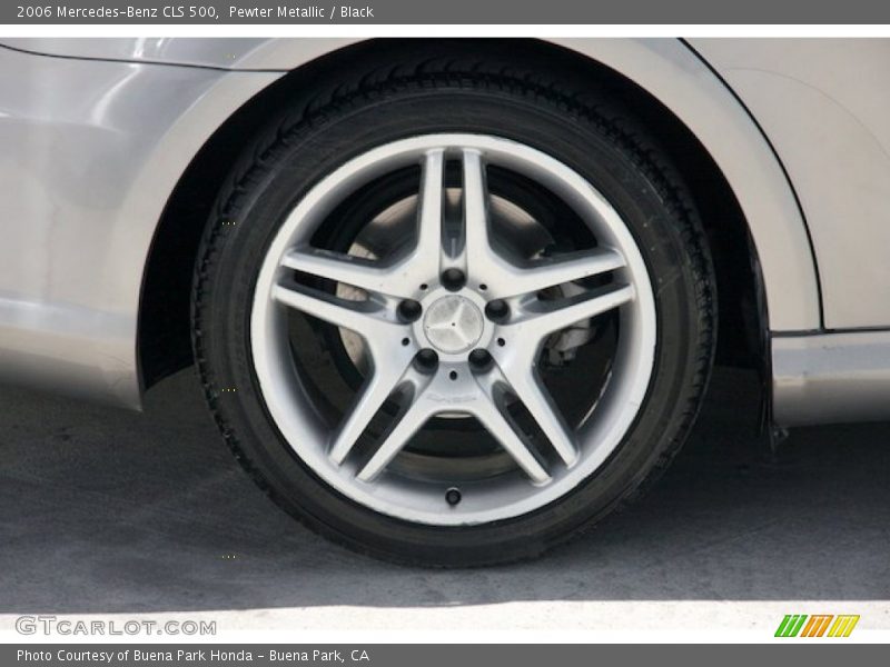 Pewter Metallic / Black 2006 Mercedes-Benz CLS 500