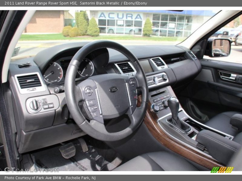 Santorini Black Metallic / Ebony/Ebony 2011 Land Rover Range Rover Sport HSE