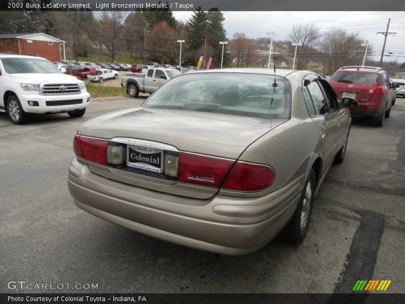Light Bronzemist Metallic / Taupe 2003 Buick LeSabre Limited