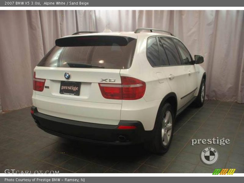 Alpine White / Sand Beige 2007 BMW X5 3.0si
