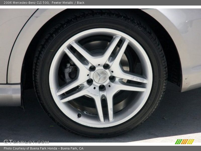 Pewter Metallic / Black 2006 Mercedes-Benz CLS 500