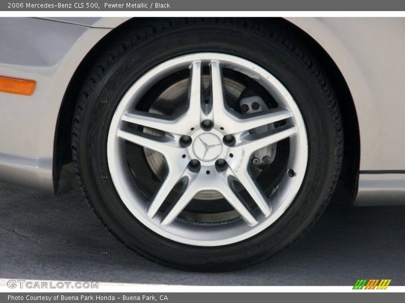 Pewter Metallic / Black 2006 Mercedes-Benz CLS 500