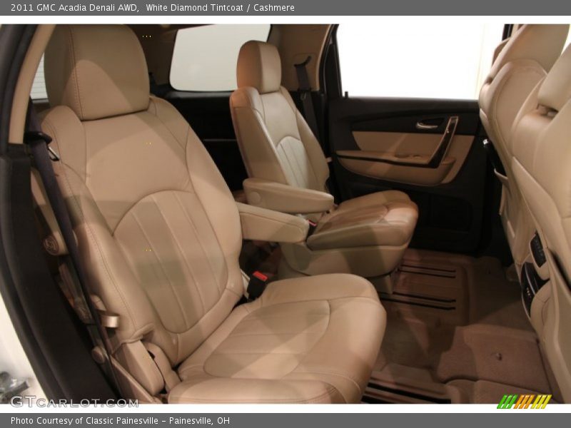 White Diamond Tintcoat / Cashmere 2011 GMC Acadia Denali AWD