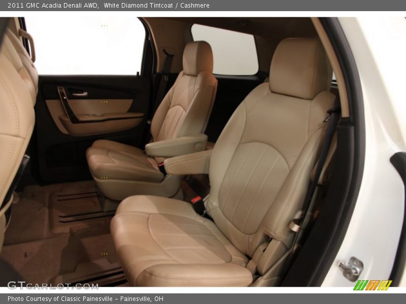 White Diamond Tintcoat / Cashmere 2011 GMC Acadia Denali AWD