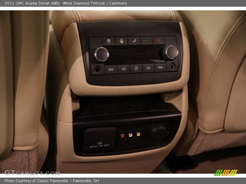 White Diamond Tintcoat / Cashmere 2011 GMC Acadia Denali AWD