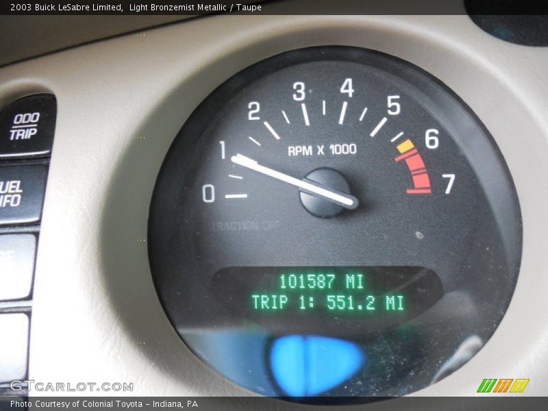 Light Bronzemist Metallic / Taupe 2003 Buick LeSabre Limited
