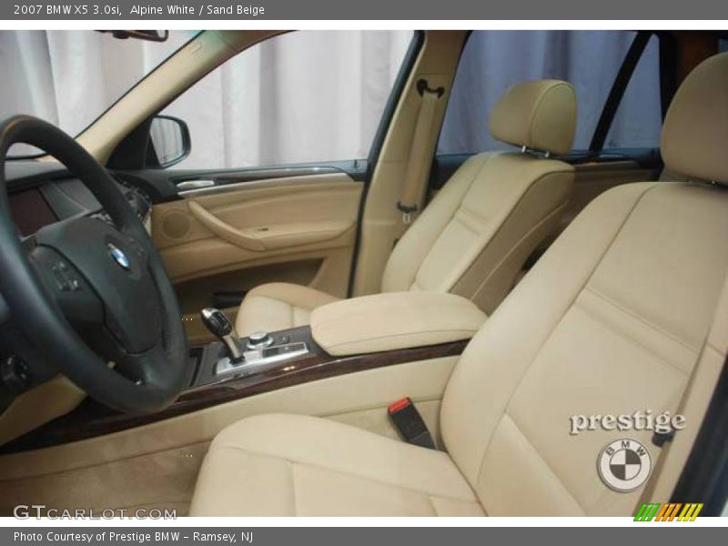 Alpine White / Sand Beige 2007 BMW X5 3.0si