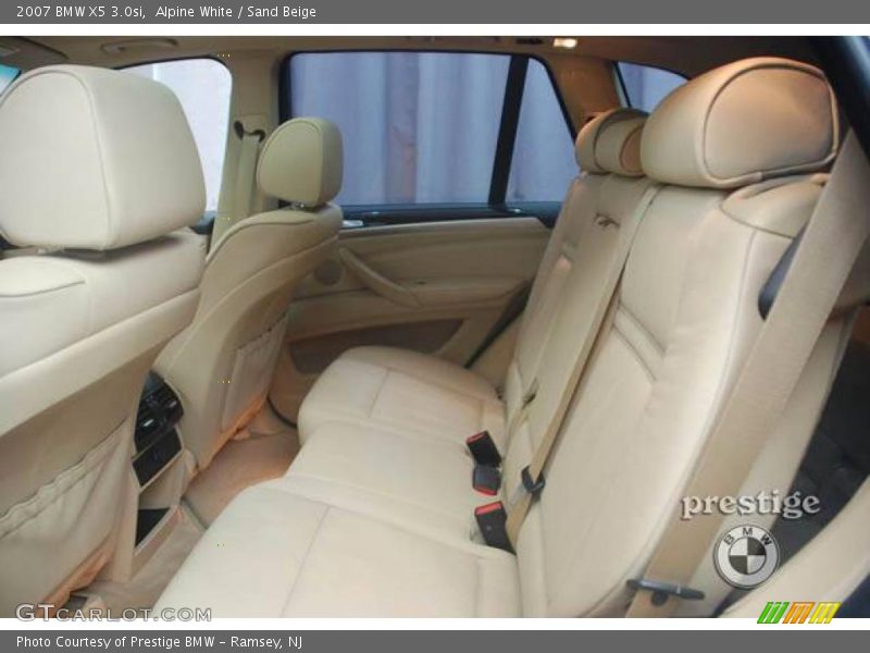 Alpine White / Sand Beige 2007 BMW X5 3.0si