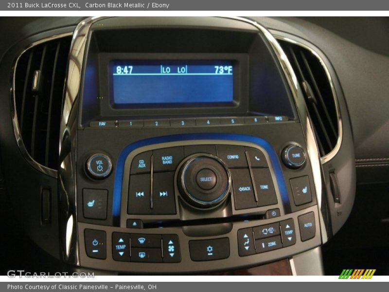 Carbon Black Metallic / Ebony 2011 Buick LaCrosse CXL