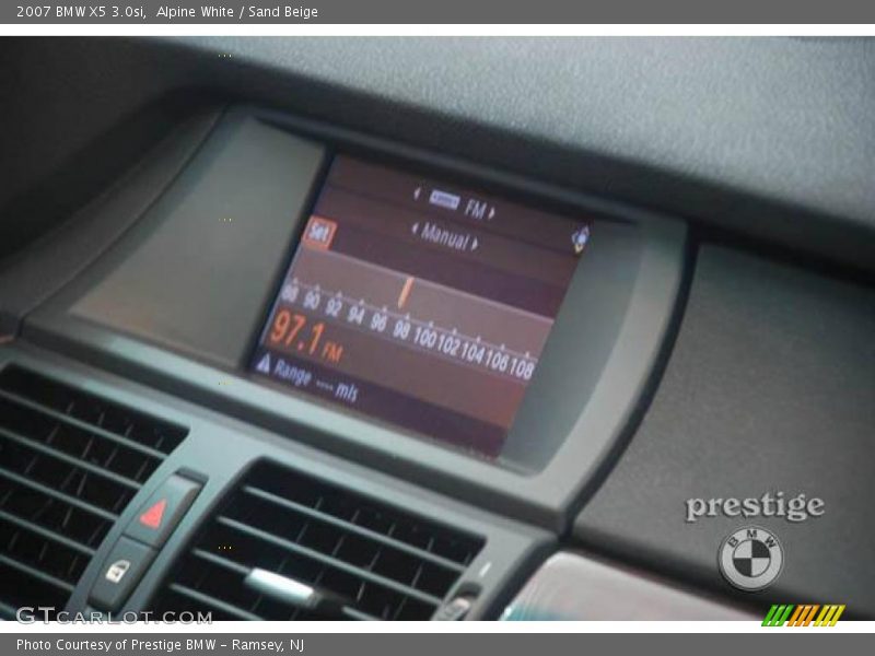 Alpine White / Sand Beige 2007 BMW X5 3.0si