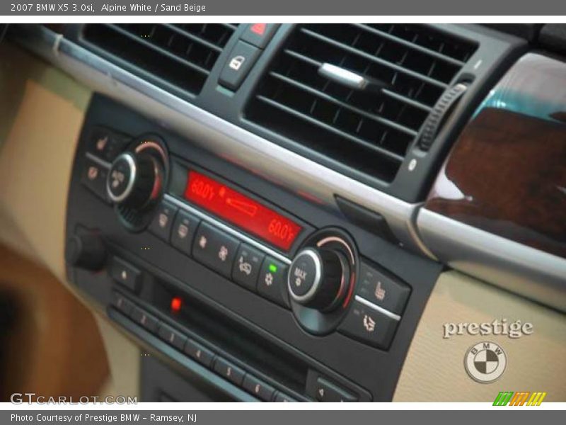 Alpine White / Sand Beige 2007 BMW X5 3.0si