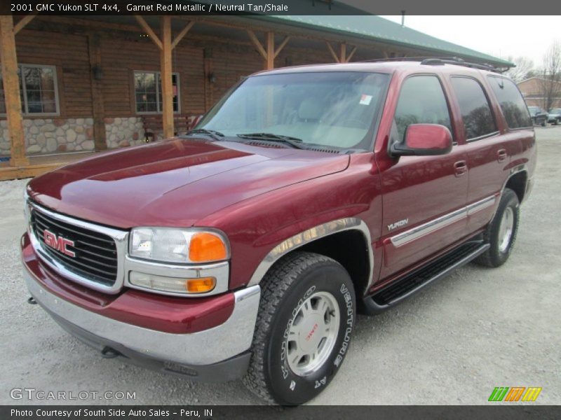 Garnet Red Metallic / Neutral Tan/Shale 2001 GMC Yukon SLT 4x4