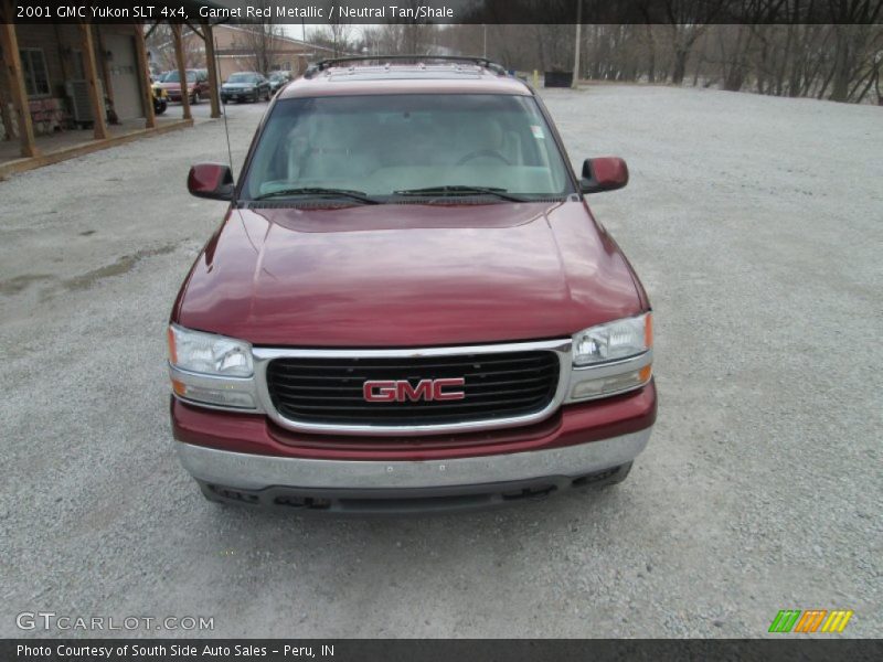 Garnet Red Metallic / Neutral Tan/Shale 2001 GMC Yukon SLT 4x4