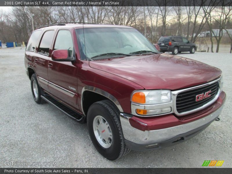 Garnet Red Metallic / Neutral Tan/Shale 2001 GMC Yukon SLT 4x4