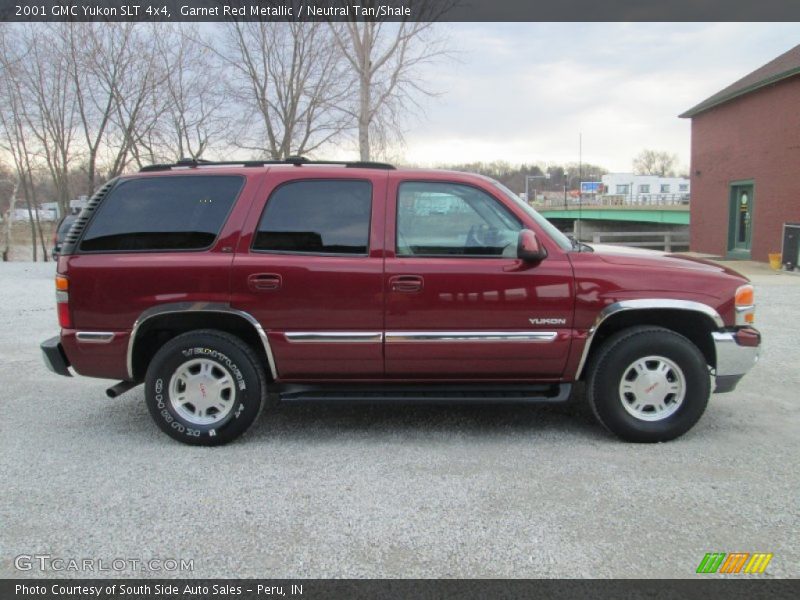 Garnet Red Metallic / Neutral Tan/Shale 2001 GMC Yukon SLT 4x4