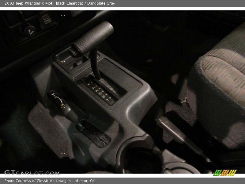 Black Clearcoat / Dark Slate Gray 2003 Jeep Wrangler X 4x4